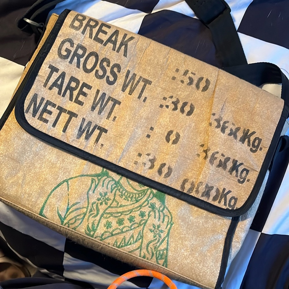 Grain bag cross body messenger